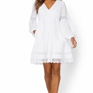 White Babydoll Dress-Always open to negotiate